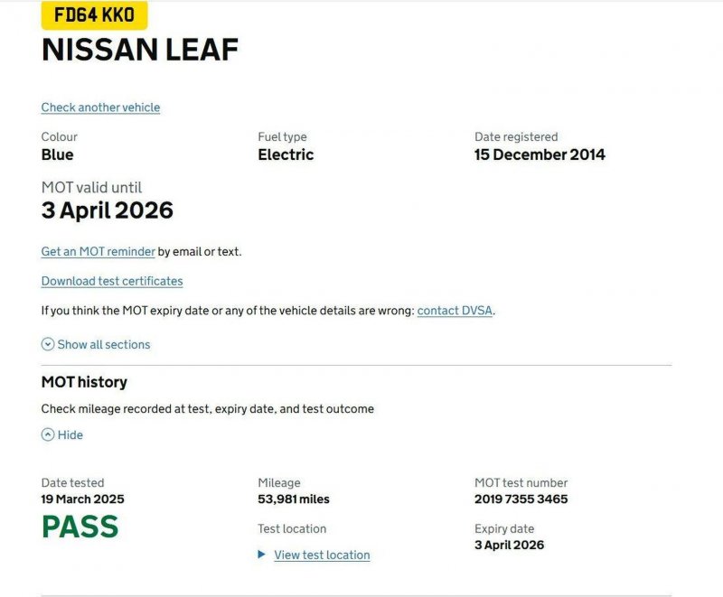 NISSAN LEAF