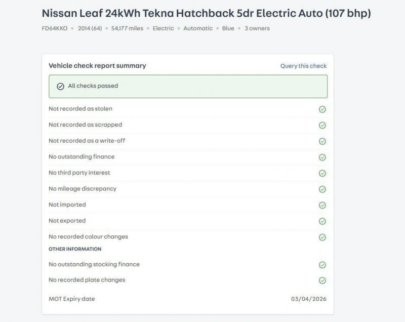 NISSAN LEAF